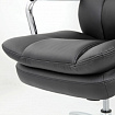 Кресло офисное BRABIX PREMIUM "Amadeus EX-507", экокожа, хром, черное, 530879