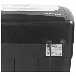 Уничтожитель (шредер) BRAUBERG S18-S, БЕСШУМНЫЙ, 2 уровень секретности, полоски 6 мм, 18 листов, корзина 28 литров, 530961