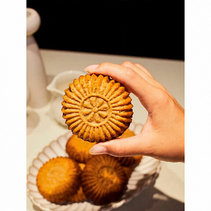 Печенье песочное DR.FINIK "Солнышко" с начинкой из финика и кураги, БЕЗ САХАРА, 700 г