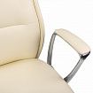 Кресло BRABIX PREMIUM "Adept EX-752", синхромеханизм, алюминий, экокожа, бежевое, 532931