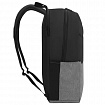 Рюкзак HEIKKI SECTIONS (ХЕЙКИ) универсальный, передние карманы, серый/черный,46,5х30х17 см, 273908