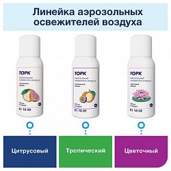 Сменный баллон 100 мл Tellus/TORK (Система АF1) СТАНДАРТ, тропический аромат, 611601