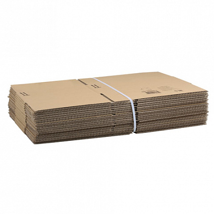 Гофроящик, длина 500 х ширина 370 х высота 120 мм, марка Т22, профиль В, FEFCO 0202 / ГОСТ, исполнение Б, 503211