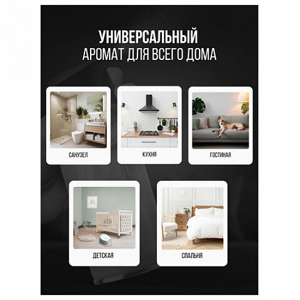 Освежитель воздуха 250 мл, ARLUNI "Кашемир и дерево", сухое распыление, триггер