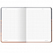 Блокнот с резинкой в клетку 96 л., А5, 145х203 мм, твердая обложка, BRAUBERG, "SpaceX", 113724