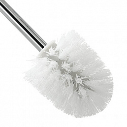 Ершик для унитаза подставка из толстого стекла, крепление к стене, хромированная сталь, LAIMA, 607425