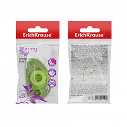 Корректирующая лента ERICH KRAUSE "Spring", 5 мм x 6 м, ассорти, 53196