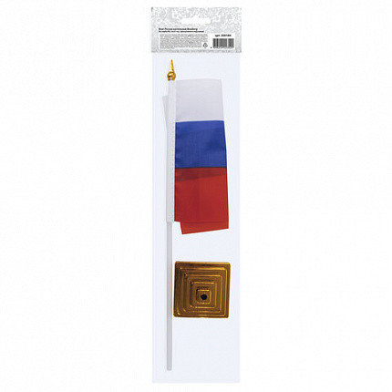 Флаг России настольный 14х21 см, без герба, BRAUBERG/STAFF, 550184