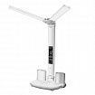 Настольная лампа-светильник беспроводная SONNEN PT-203, органайзер, дисплей, 6 в 1, LED 7 Вт, белый, 238497