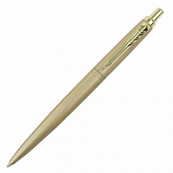 Ручка шариковая PARKER "Jotter XL Monochrome Gold GT", корпус золотой, нержавеющая сталь, синяя,2122754