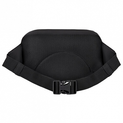 Сумка на пояс HEIKKI RIO (ХЕЙКИ) регулируемый ремень, черная, 28х16х9 см, 273886