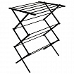 Сушилка напольная МИНИ для белья раскладная, 6 уровней, 10 метров, LAIMA HOME LADDER BLACK, 700473