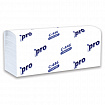 Полотенца бумажные 200 шт., PROtissue (H2) PREMIUM, 1-слойные, белые, КОМПЛЕКТ 28 пачек, 24х21,5 см, Z-сложение, С446