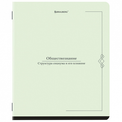 Тетради предметные, КОМПЛЕКТ 12 ПРЕДМЕТОВ, 48 л., SoftTouch, BRAUBERG "VINTAGE", 405183