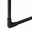 Сушилка напольная для белья раскладная, 4 зоны, 2 уровня, 22 метра, LAIMA HOME QUATRO BLACK, 700475