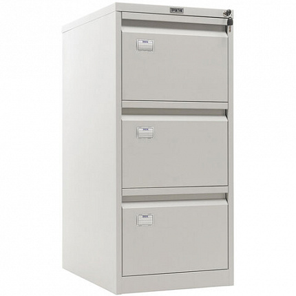 Шкаф картотечный ПРАКТИК "AFC-03", 1020х467х630 мм, 3 ящика, для 165 подвесных папок, формат папок Foolscap или A4 (БЕЗ ПАПОК)