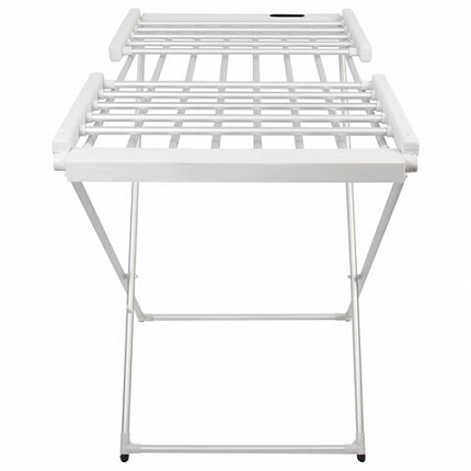 Сушилка для белья напольная, электрическая, раскладная, 3 зоны сушки, алюминиевая, таймер/регулировка темп. 45-70 °С, LAIMA HOME, 700979