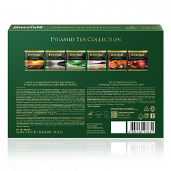 Чай GREENFIELD "Pyramid Tea Collection" ассорти 6 вкусов, НАБОР 30 пирамидок, 1768-10