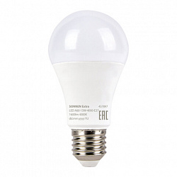 Лампа светодиодная SONNEN EXTRA, 15 (130) Вт, Е27, груша, нейтральный белый, 30000 ч, LED A60-15W-4000-Е27, 457897