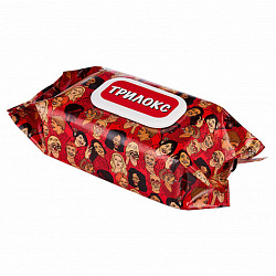 Дезинфицирующие салфетки для обработки любых поверхностей 120 шт., ТРИЛОКС, клапан-крышка, ДСТ-120