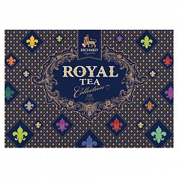 Чай RICHARD "Royal Tea Collection" ассорти 15 вкусов, НАБОР 120 пакетиков, 100839