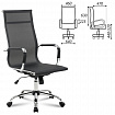 Кресло офисное BRABIX "Line EX-530", хром, сетка, черное, 531846