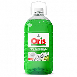 Средство для мытья посуды 5 кг, GRASS VELLY/ORIS "Зеленое яблоко", концентрат, ПЭТ, 125469/126147